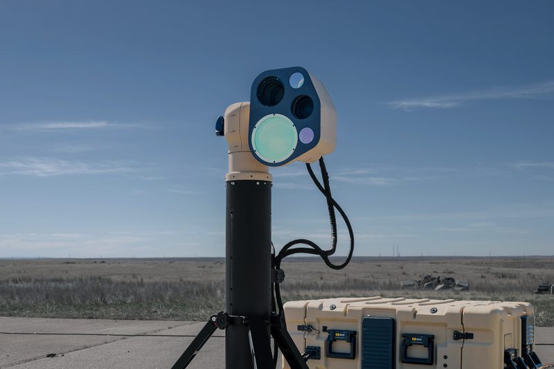 AIM Defence Fractl laser equipment on a range.